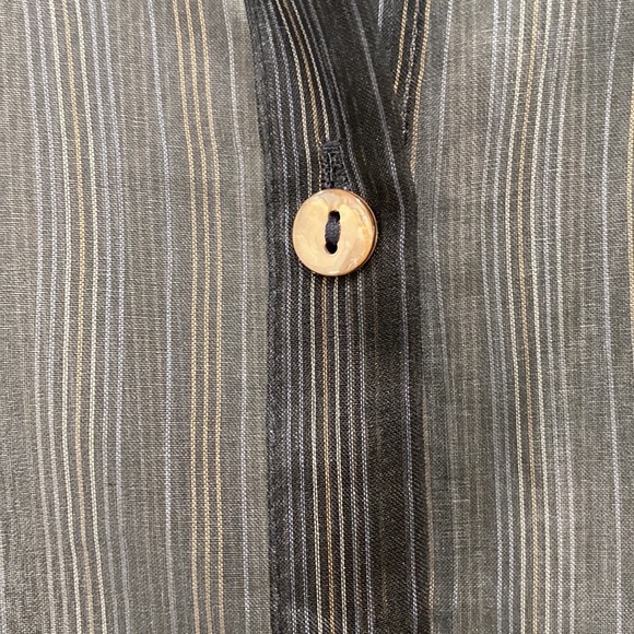 **NWOT ** Chicos Blouse 100% Silk Organza - Picture 9 of 15